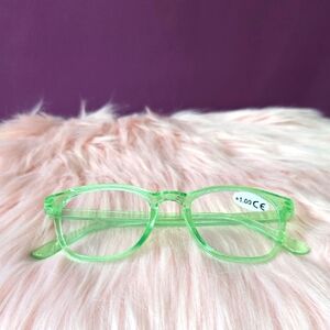 Green Reading Glasses (NWOT)